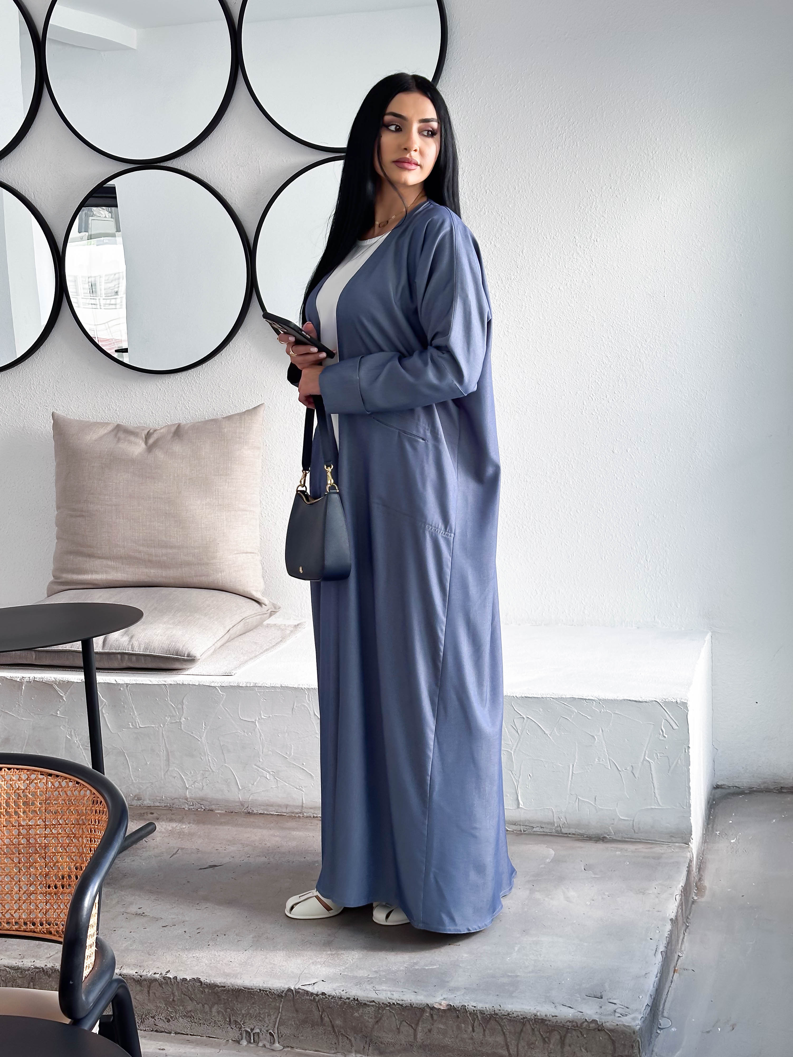 Azure Poise Abaya