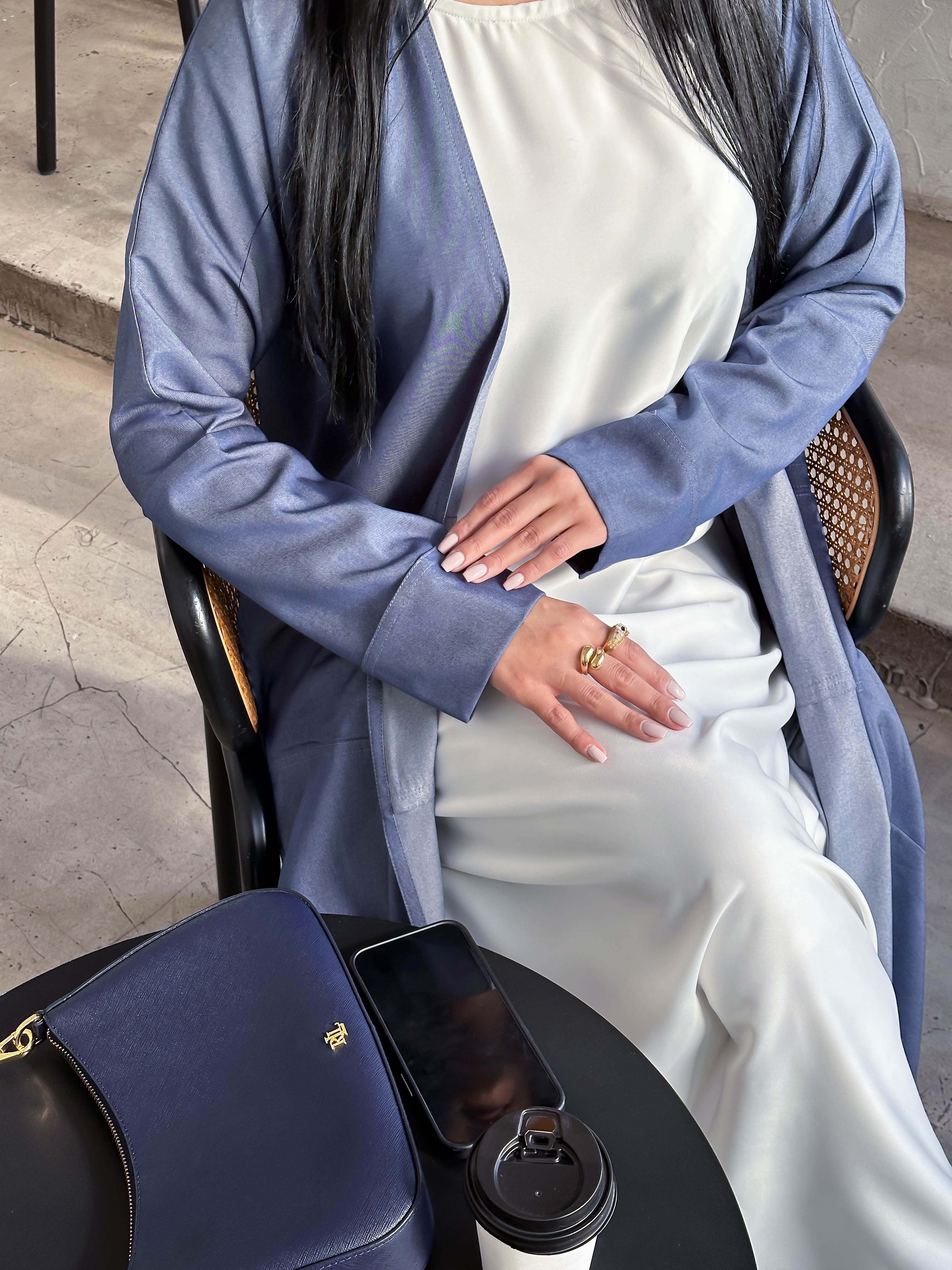 Azure Poise Abaya